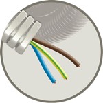 Kunststof installatiebuis, voorbedraad SNELFLEX 3G2,5 mm² Kunststof installatiebuis, voorbedraad SNELFLEX 3G2,5 mm²